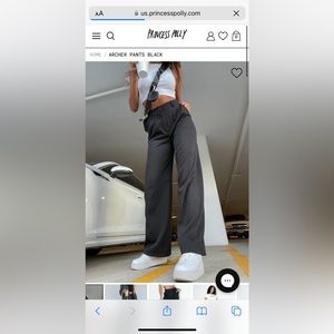 archer pants - high rise wide leg trousers